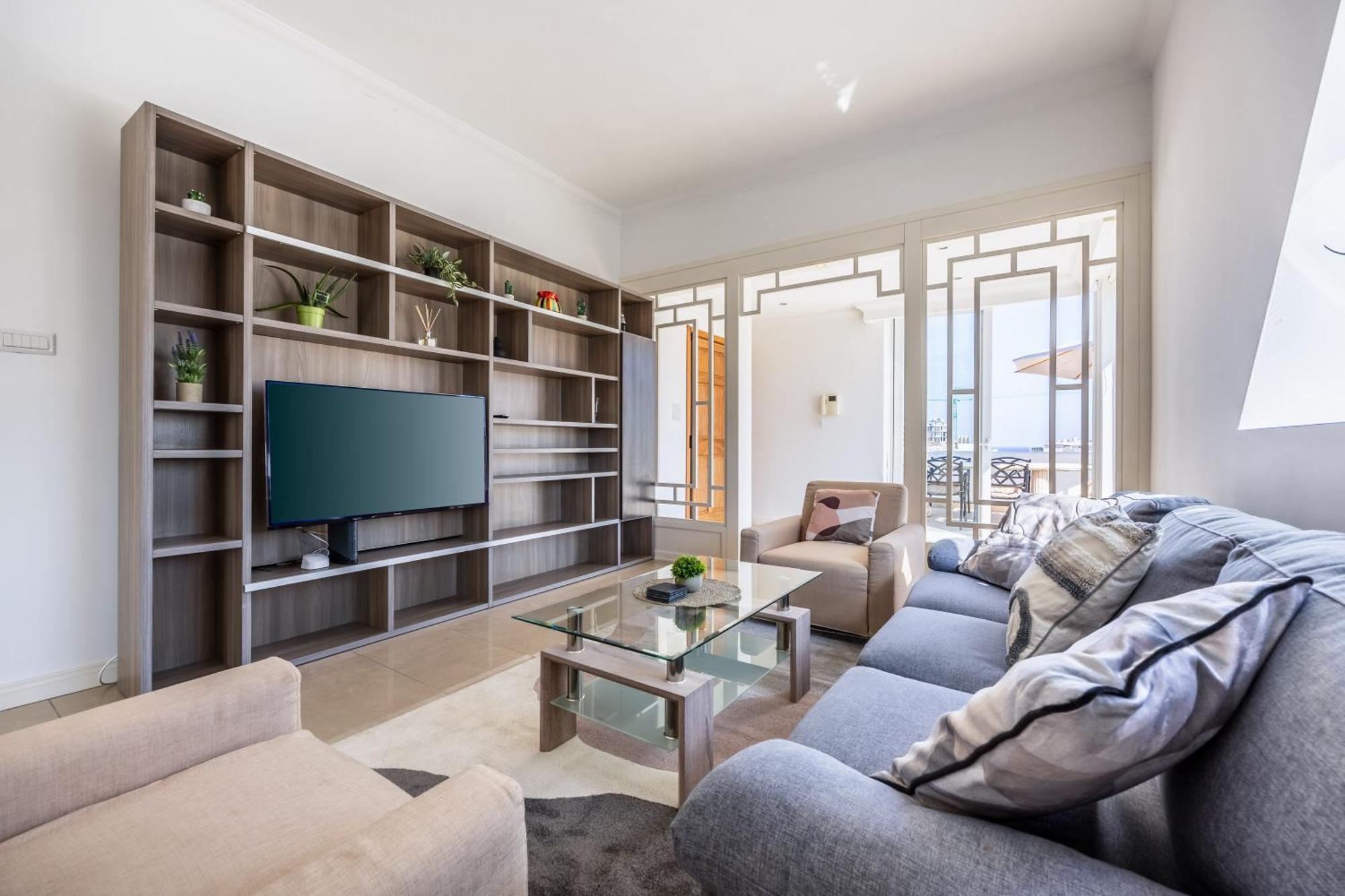 Ferienwohnung Stunning - Seaview Penthouse 3-Bed + Parking Sliema Exterior foto